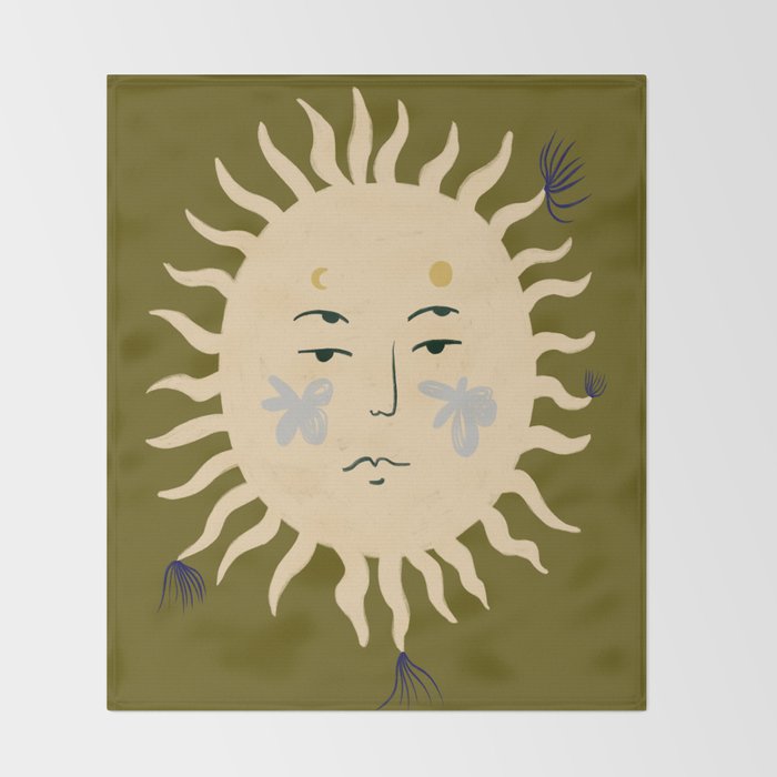 OLIVE SUN Throw Blanket Gallery Image 2