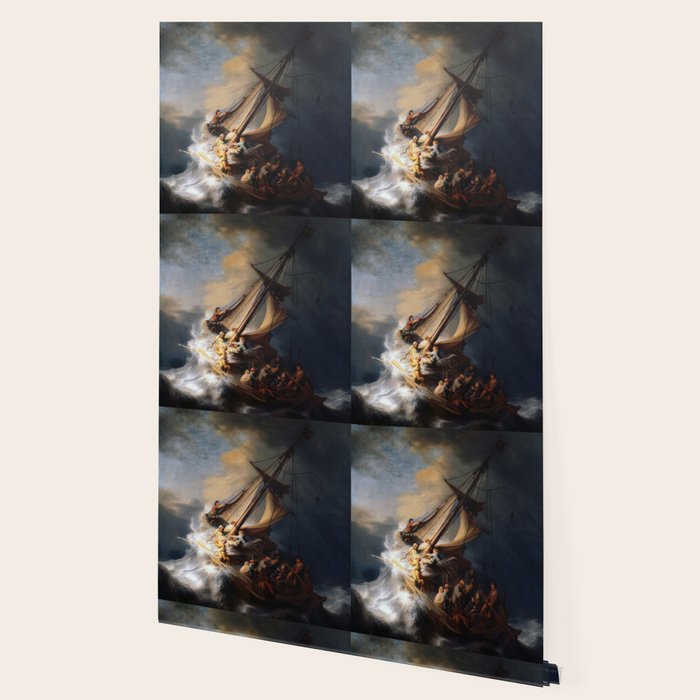 The Storm on the Sea of Galilee, Rembrandt Wallpaper Gallery Image 2