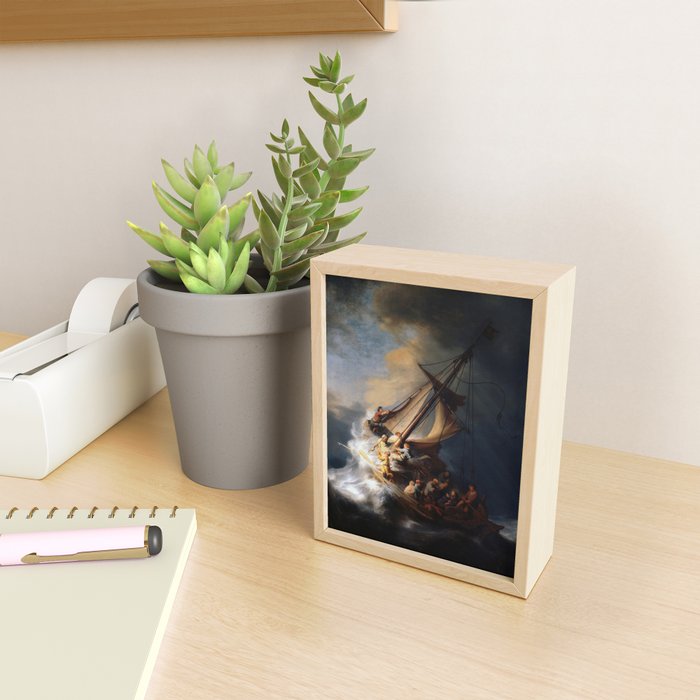 The Storm on the Sea of Galilee, Rembrandt Mini Art Print Gallery Image 2