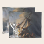 The Storm on the Sea of Galilee, Rembrandt Placemat Gallery Image 1