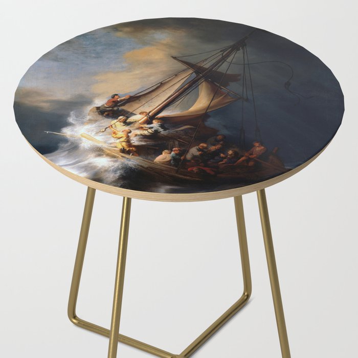 The Storm on the Sea of Galilee, Rembrandt Side Table Gallery Image 2