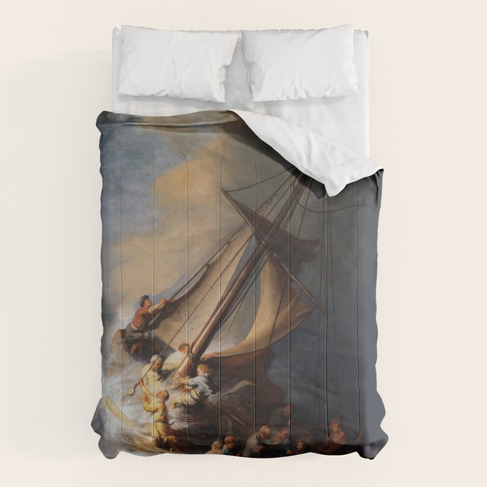 The Storm on the Sea of Galilee, Rembrandt Comforter Gallery Image 1