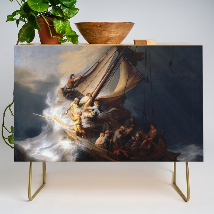 The Storm on the Sea of Galilee, Rembrandt Credenza Gallery Image 1
