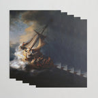 The Storm on the Sea of Galilee, Rembrandt Wrapping Paper Gallery Image 3