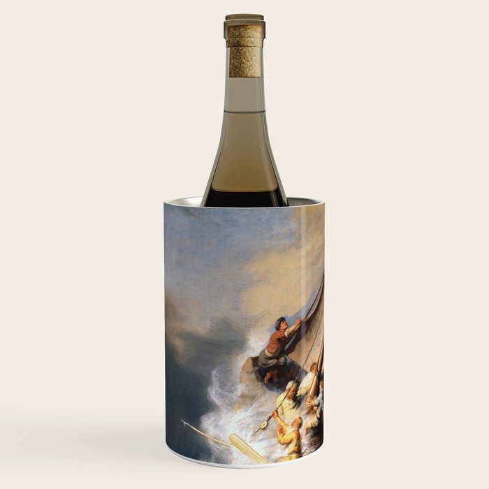 The Storm on the Sea of Galilee, Rembrandt Wine Chiller Gallery Image 2