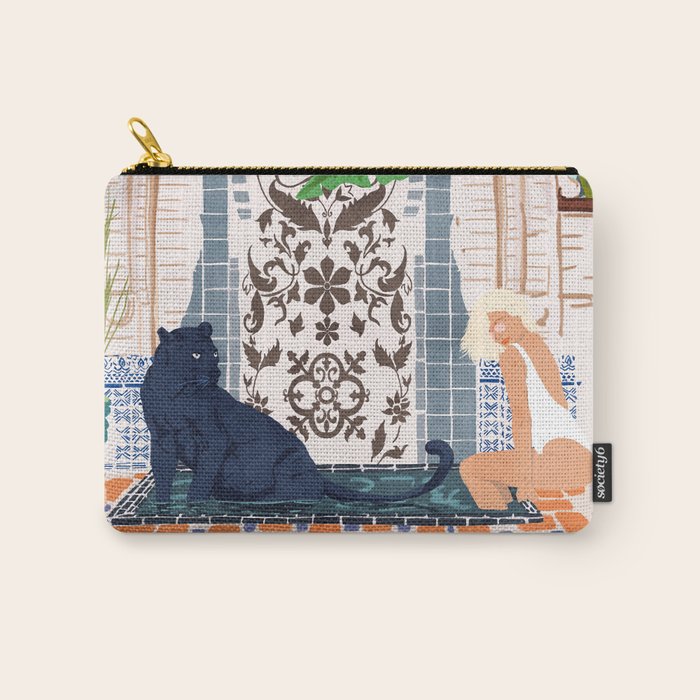 Frienaissance #painting #wildlife #illustration Carry All Pouch Gallery Image 1