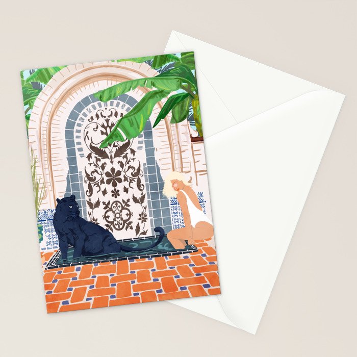 Frienaissance #painting #wildlife #illustration Stationery Card Gallery Image 2
