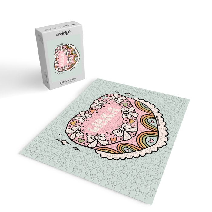 Libra Heart Cake Jigsaw Puzzle Gallery Image 2
