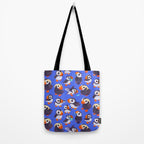 Happy puffin - blue Tote Bag Gallery Image 2
