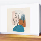 Abstract Profiles 01 Wall Mural Gallery Image 2