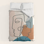 Abstract Profiles 01 Comforter Gallery Image 6