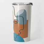 Abstract Profiles 01 Travel Mug Gallery Image 2