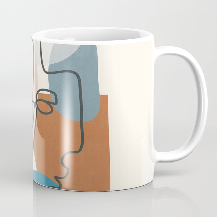Abstract Profiles 01 Coffee Mug Gallery Image 1