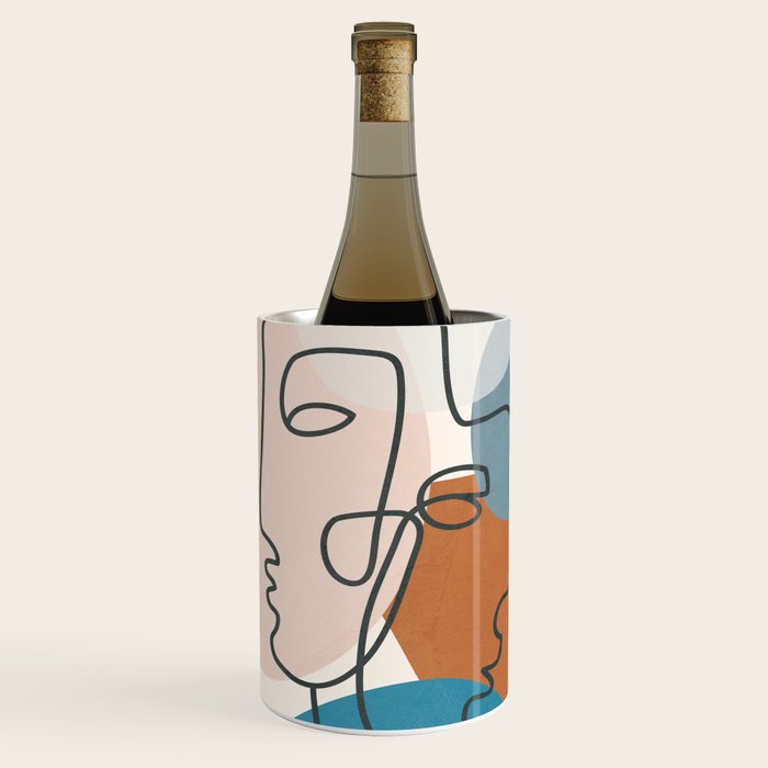 Abstract Profiles 01 Wine Chiller Gallery Image 1