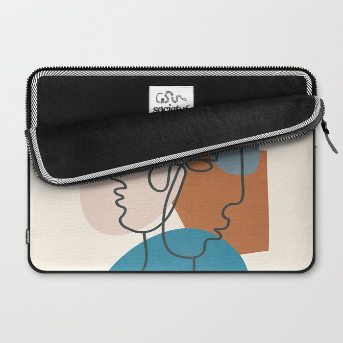 Abstract Profiles 01 Laptop Sleeve Gallery Image 2
