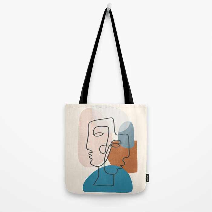 Abstract Profiles 01 Tote Bag Gallery Image 2