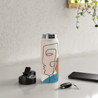 Abstract Profiles 01 Water Bottle Gallery Image 4