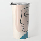 Abstract Profiles 01 Travel Mug Gallery Image 3