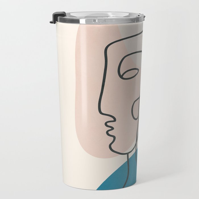Abstract Profiles 01 Travel Mug Gallery Image 3