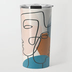 Abstract Profiles 01 Travel Mug Gallery Image 1