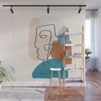 Abstract Profiles 01 Wall Mural Gallery Image 1