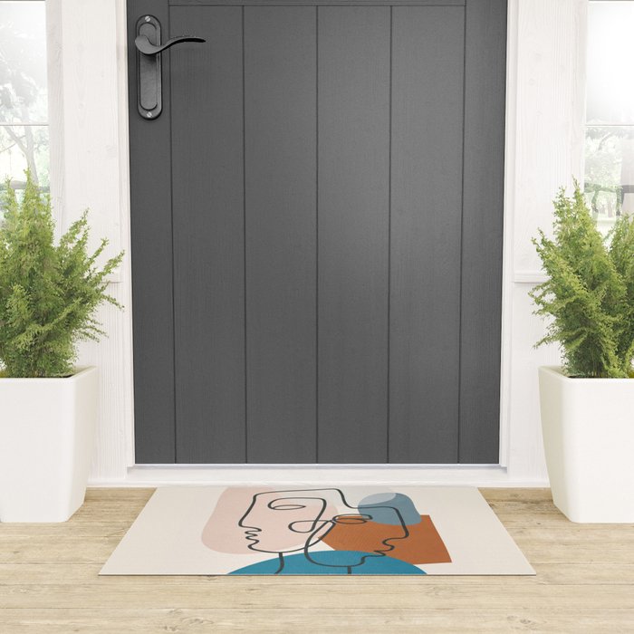 Abstract Profiles 01 Welcome Mat Gallery Image 3