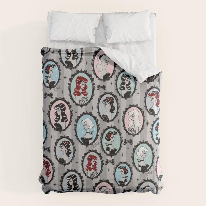 Cameo Dolls Duvet Cover