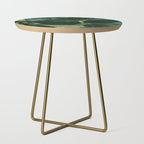 Gold and Emerald Marble I Side Table Gallery Image 1