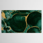 Gold and Emerald Marble I Tablecloth Gallery Image 2