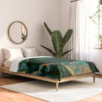 Gold and Emerald Marble I Comforter Gallery Image 2