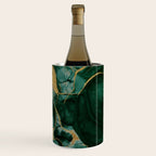 Gold and Emerald Marble I Wine Chiller Gallery Image 2