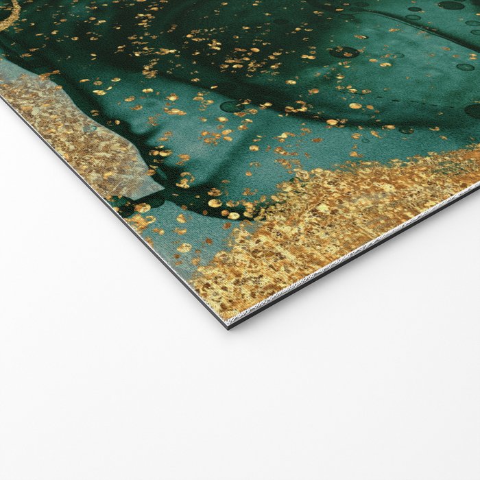 Gold and Emerald Marble I Welcome Mat Gallery Image 2