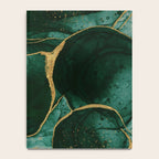 Gold and Emerald Marble I Notebook Gallery Image 4