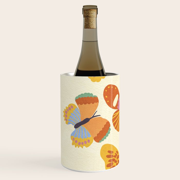Butterflies Wine Chiller Gallery Image 2