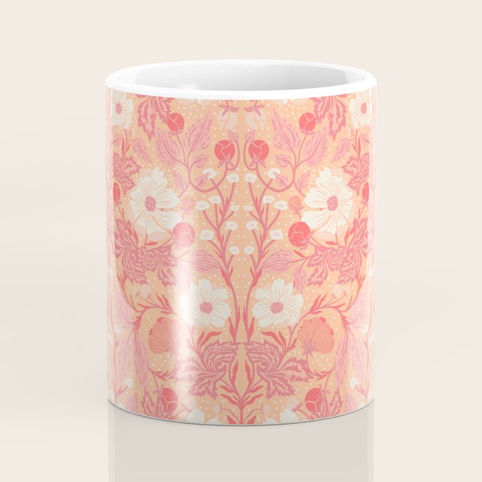 Enchanting Blossom Array: Artisanal Floral Coffee Mug Gallery Image 4