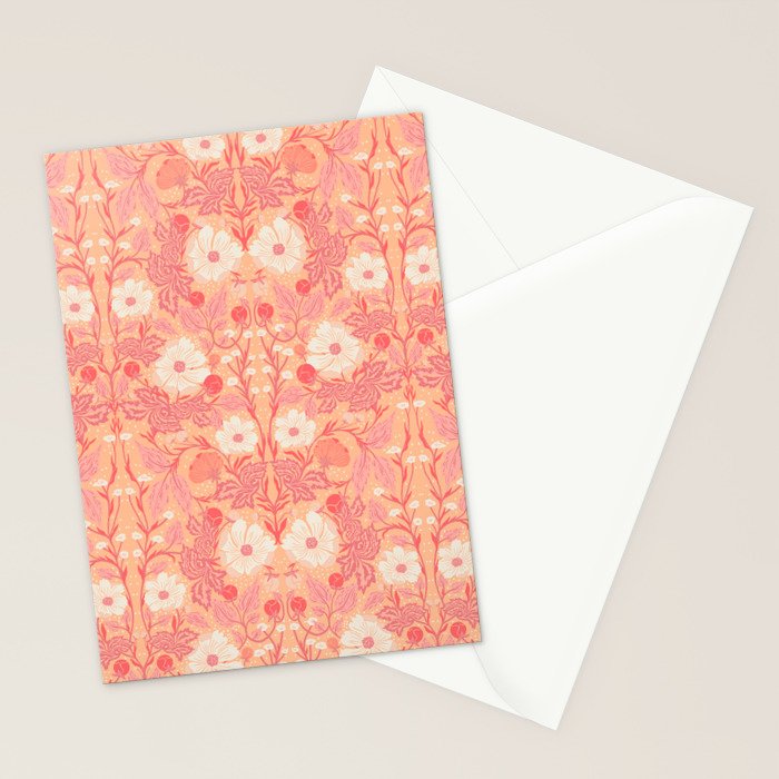 Enchanting Blossom Array: Artisanal Floral Stationery Card Gallery Image 2