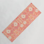 Enchanting Blossom Array: Artisanal Floral Yoga Mat Gallery Image 1