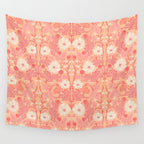 Enchanting Blossom Array: Artisanal Floral Wall Tapestry Gallery Image 4