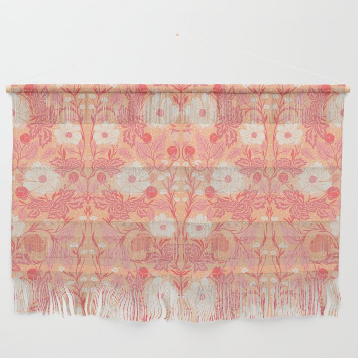 Enchanting Blossom Array: Artisanal Floral Wall Hanging Gallery Image 1