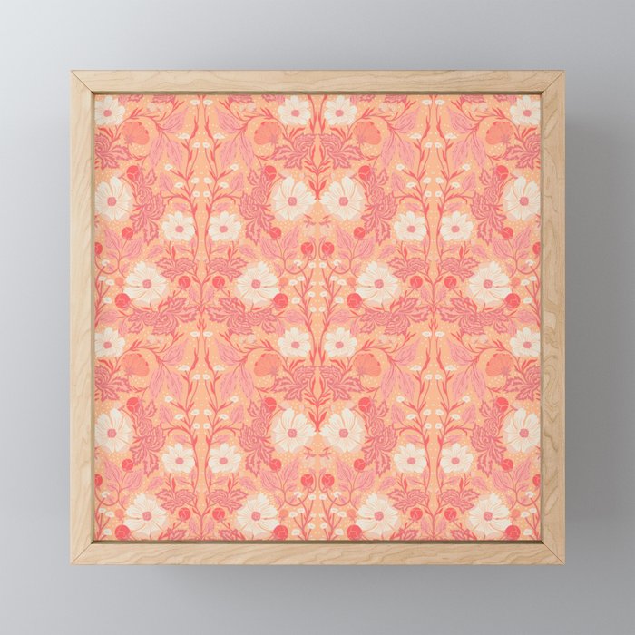 Enchanting Blossom Array: Artisanal Floral Mini Art Print Gallery Image 1