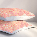 Enchanting Blossom Array: Artisanal Floral Pillow Sham Gallery Image 3