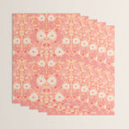 Enchanting Blossom Array: Artisanal Floral Wrapping Paper Gallery Image 3