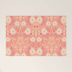 Enchanting Blossom Array: Artisanal Floral Welcome Mat Gallery Image 1