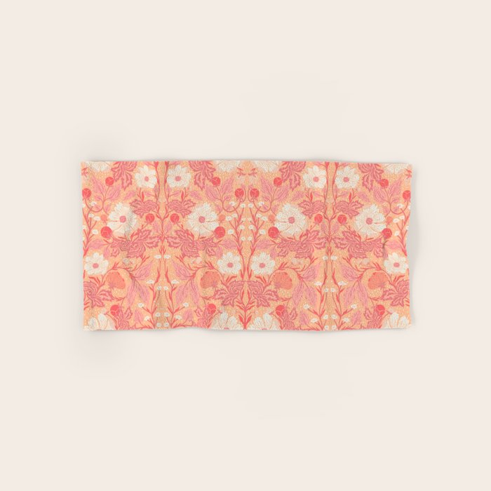 Enchanting Blossom Array: Artisanal Floral Bath Towel Gallery Image 1
