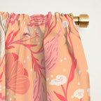 Enchanting Blossom Array: Artisanal Floral Window Curtain Gallery Image 2