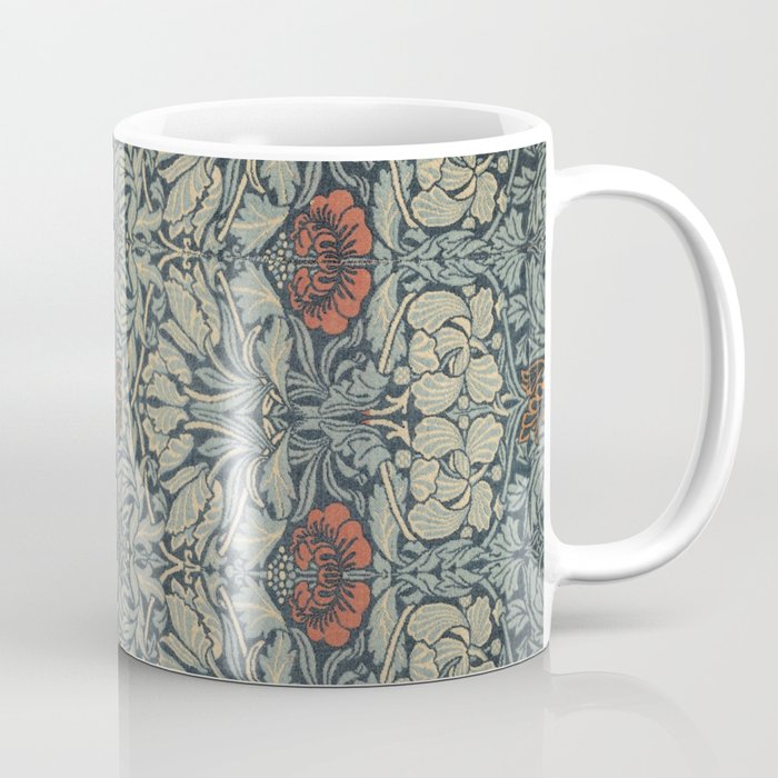 Vintage William Morris Tulip and Rose Coffee Mug Gallery Image 1