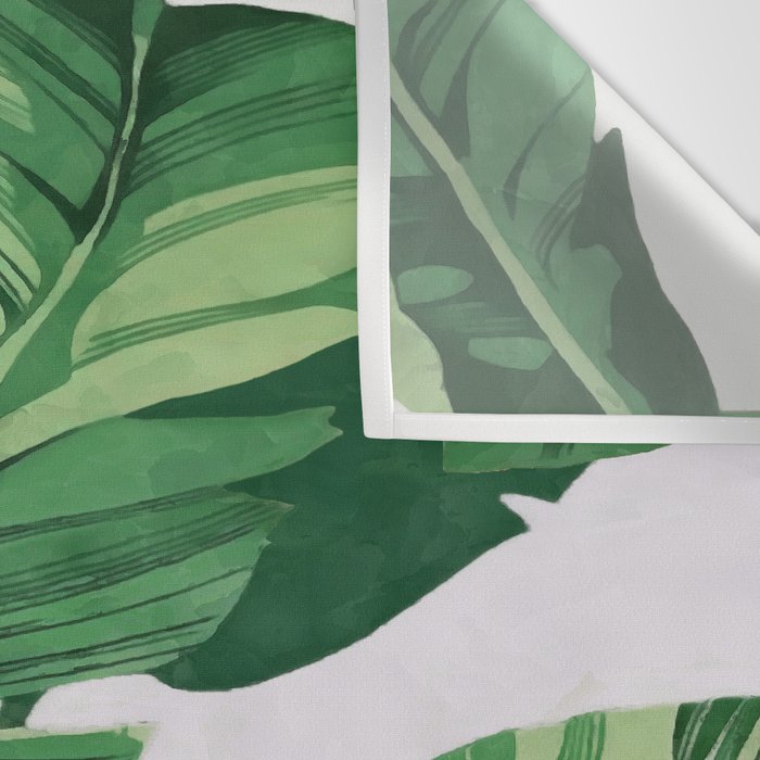 Tropical banana leaves VI Wall Tapestry Gallery Image 3