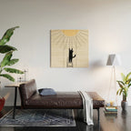 Cat Landscape 198: Making Sunshine Wood Wall Art Gallery Image 2