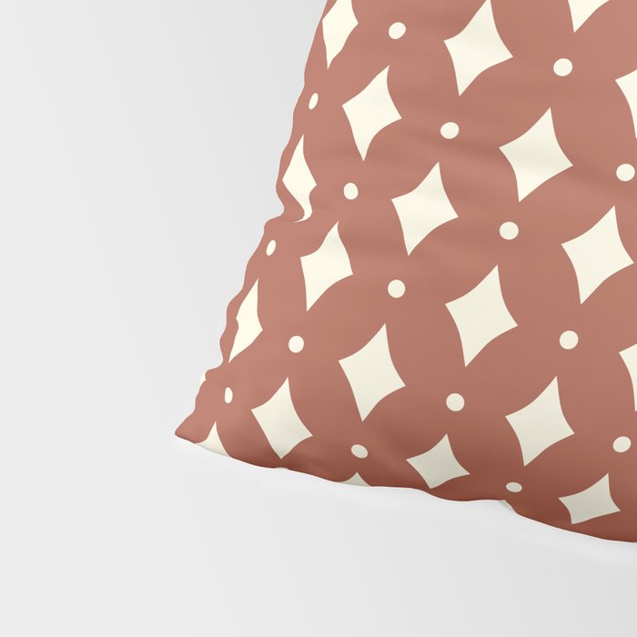 Vintage Stars X Brick Red Pillow Sham Gallery Image 4