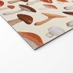 Mushroom Medley Pattern - Neutral Welcome Mat Gallery Image 2